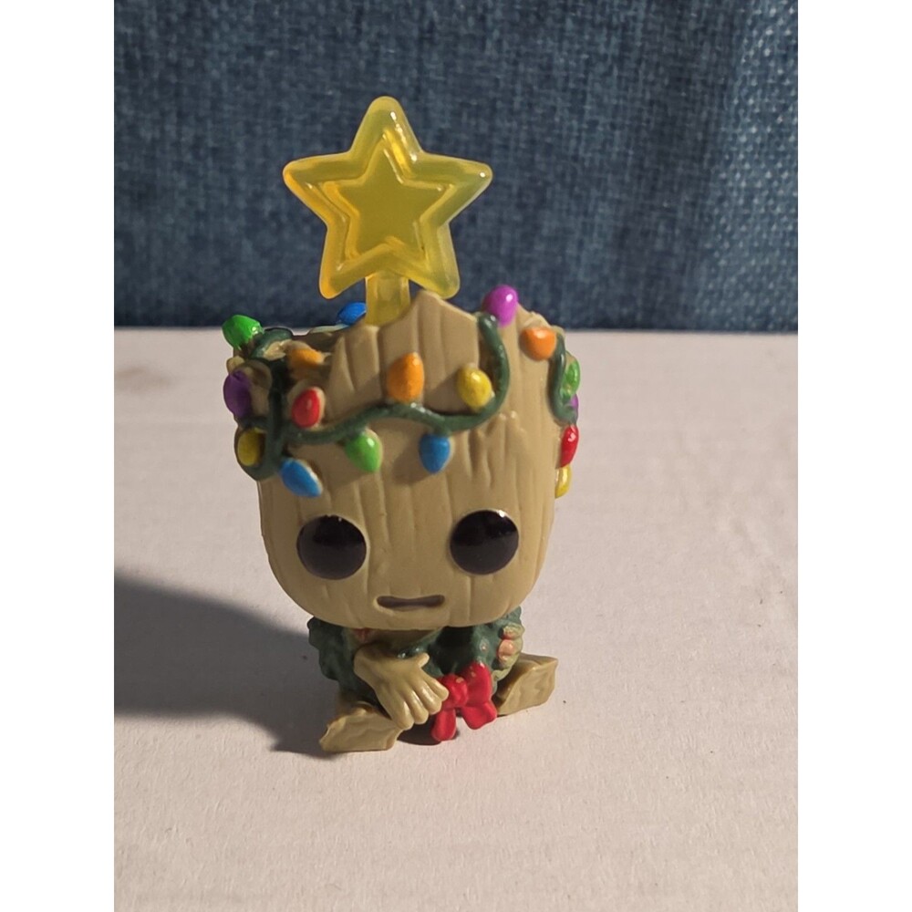 Funko Pocket Pop Marvel Holiday Groot Christmas Lights Star Mini Figure Advent
